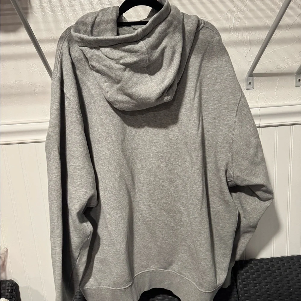 Nike Heather Gray Full-Zip Hoodie - Picture 3 of 3